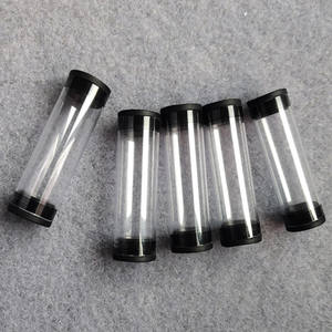 Tube de rangement de peinture portable cylindre en plastique PVC <span class=keywords><strong>pour</strong></span> fournitures d'artiste, emballage de tube transparent de ramassage de balle de tennis - Product Image 5