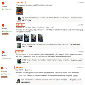 Tente <span class=keywords><strong>de</strong></span> vélo imperméable fiable, attache pour remorque <span class=keywords><strong>de</strong></span> camping-car, pour ranger les équipements et fournir un <span class=keywords><strong>abri</strong></span> lors des voyages d'aventure - Product Image 5