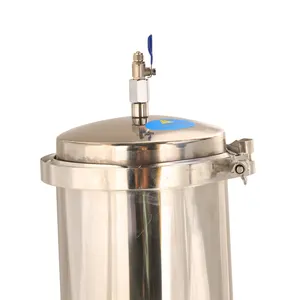 stainless steel liquid single bag osmosis water filter housing industrial water filter cartridges