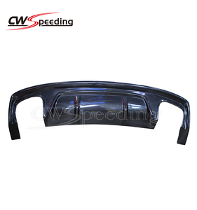 2013-2015 RG ESTILO DE FIBRA DE CARBONO PARACHOQUES TRASERO LIP DIFUSOR TRASERO para AUDI A4L <span class=keywords><strong>B9</strong></span> SPORT BODY KIT - Product Image 1