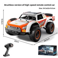 Voiture tout-terrain électrique en métal à l'échelle 1:16, 4x4, haute vitesse, type Big Foot, pour grimper, jouet d'extérieur pour les 14 ans et plus