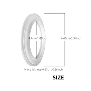 Coffee Machine Sealing Ring 51mm Silicone Leak Proof <b>Gasket</b> Accessory For Coffee <b>Maker</b> Parts - Product Image 4