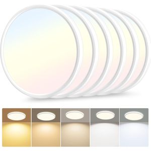 Lámpara de Techo LED Hunhun de 12 Pulgadas, 3200LM, 5CCT Ajustable, Súper Delgada de 0.87 Pulgadas, Diseño Moderno para Sala de Estar - Product Image 5