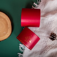 Boîte cadeau personnalisée imprimée avec logo d'estampage d'aluminium Boîte d'emballage en carton de Noël pour bonbons chocolat collation