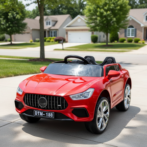 大型儿童电动四轮遥控车，适合1-8岁男孩和女孩，塑料可充电摇摆车，儿童车 - Product Image 3