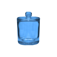 Vente en gros de pots à bougies en verre noir de 12 oz avec couvercles en bambou ou en bois pour la fabrication de bougies de Noël, décoration de la maison