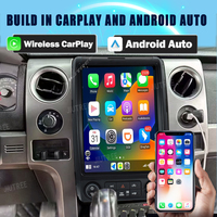 Autoradio stéréo automatique pour Ford F150 2013 2014 sans fil Carplay 12.1 pouces écran tactile GPS Navigation lecteur multimédia unité principale