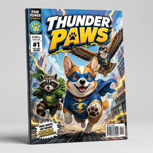Stampa Personalizzata di Libri, Stampa di Fumetti, Produzione di Fumetti per Bambini con <span class=keywords><strong>Supereroi</strong></span> Animali - Product Image 1