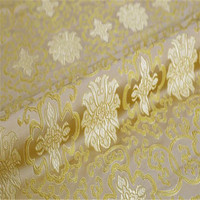 Tissu Jacquard en Polyester, brocart de Style traditionnel, étoffe populaire à bon prix, 1 pièce