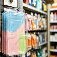 Emballage personnalisé en blister pour peigne pour animaux de compagnie, plateau transparent en PET, protecteur d'accessoires en plastique PET, taille et forme personnalisées