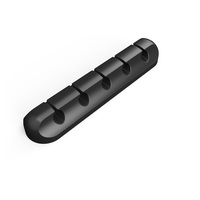 Silicone USB Câble Organisateur Enrouleur Bureau Gestion Clips Câble Titulaire pour Souris Casque Fil Organisateur Protecteur Personnalisé