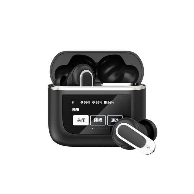 2023 New Arrival True Wireless Noise Cancelling Earbuds In-Ear Headphones With Touch Screen Charging Case