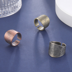 Nhẫn Đồng Hở Bảy Thiên Thần Cổ Điển Nhẫn Viking Secret Of Universe Cho Nam Nhẫn Gabriel Jofiel <span class=keywords><strong>Thavael</strong></span> Azrael Michael - Product Image 3