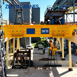 Pont roulant à double poutre <span class=keywords><strong>QD</strong></span> avec palan électrique 20 tonnes pour atelier et entrepôt - Product Image 3
