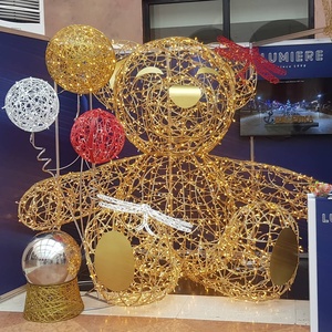 Bóng <span class=keywords><strong>LED</strong></span> Giáng Sinh Lớn Với Gấu Teddy Trang Trí Kỳ Nghỉ <span class=keywords><strong>Motif</strong></span> Light - Product Image 5