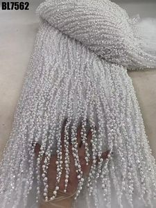 Supoo europeo abito da sposa reale pesante ricamo fatto a mano con perline in pizzo da sposa tessuto rosa Nude con perline con paillettes francesi - Product Image 4