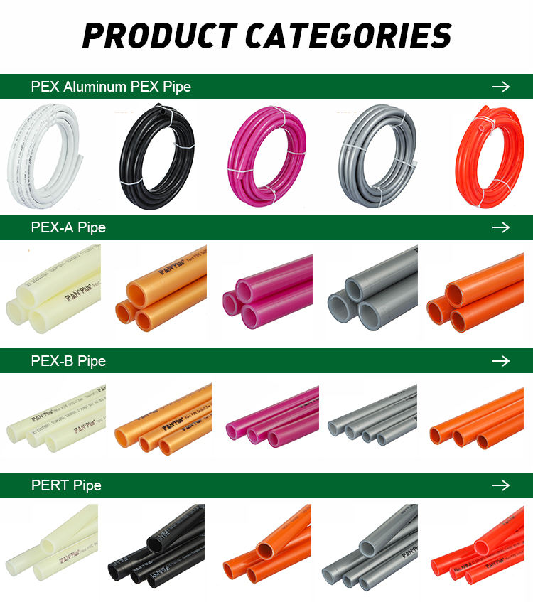 IFAN OEM PEX Underfloor Heating Pipe PEX Pipe and Fittings Water Supply ...