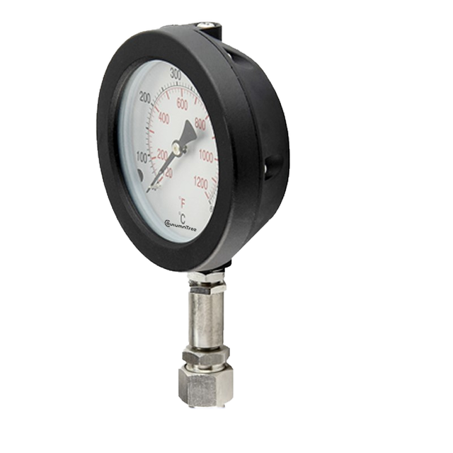 Bimetallic Thermometer Stainless Steel Industrial Thermometer Pyrometer Pressure Gauge