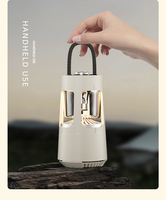 Lampe de camping bleue avec batterie et microphone intégré, éclairage LED monochrome, télécommande, fabriquée en Chine