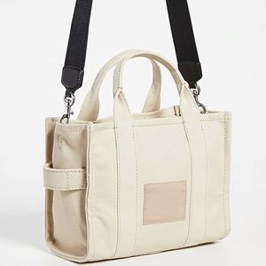 Custom Reusable Cotton Canvas Women's <b>Handbag</b> Embroidery Portable Zipper Shoulder Crossbody Bags Travel Beach Tote Winter <b>Small</b> - Product Image 5