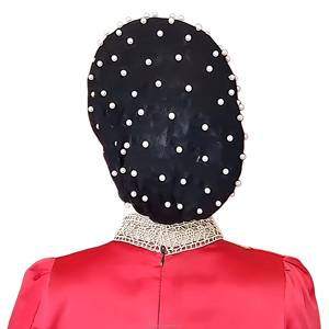 High-qualit Muslim women's Arab scarf hat, high elasticit, tie-back, solid color, soft inner laer, breathable and - Product Image 4