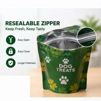 Sachets personnalisés imprimés pour friandises pour chiens, refermables, autoportants, pour emballage de snacks pour animaux de compagnie, usine OEM/ODM pour la vente en gros