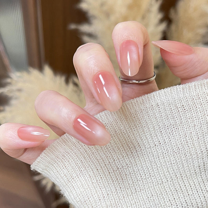 BY1774 Short Oval Radiant as Peach Blossoms