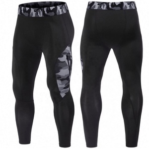 Biểu Tượng Tùy Chỉnh Thương Hiệu Nén Bóng Rổ Đào Tạo Tập Thể Dục Bốn Đàn Hồi Chạy Quần Cộng Với Kích Thước Phòng Tập Thể Dục Vớ Cho Nam Giới - Product Image 3