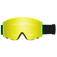 Nouvelles lunettes de ski cylindriques, double couche anti-buée, résistantes au vent, monture en TPU, lentille en PC, pour adultes, snowboard