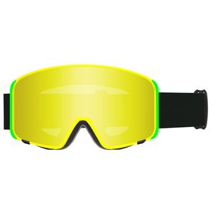 Nouveau modèle de lunettes de ski cylindriques, double couche anti-buée, coupe-vent, cadre en TPU, lentille en PC, lunettes de ski pour adultes - Product Image 5
