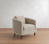 Canapé d'angle en coton et lin de style nordique à trois places avec un design moderne et luxueux pour le salon, mobile et personnalisable