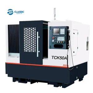 Pequeno Cnc Slant Bed Torno Com Live Tooling Tck50a Cnc Turning Machine Hot Sale