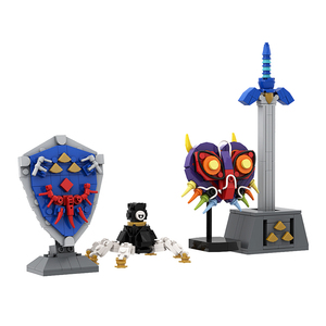 Goldmoc videojuego Mini-Series Hylian Shield/Ruins <span class=keywords><strong>Guardian</strong></span>/Majora's Mask/Link Sword Building Blocks Toy - Product Image 6