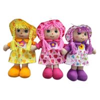 Yuglow Poupée en peluche rembourrable de 12 pouces pour filles, poupée à câliner, jouet éducatif, cadeau d'anniversaire pour enfants