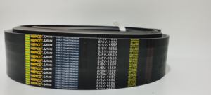 Continentale Poly Rubber Custom Snijden Industriële Transportband Machine Klassieke V-Riem Wig Gewikkeld Geribbelde Transmissie Riem - Product Image 2