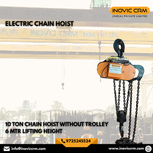 Palans électriques à chaîne robustes avec chariot - Prix de gros |   Palans électriques à chaîne pour la manutention de matériaux industriels - Product Image 5