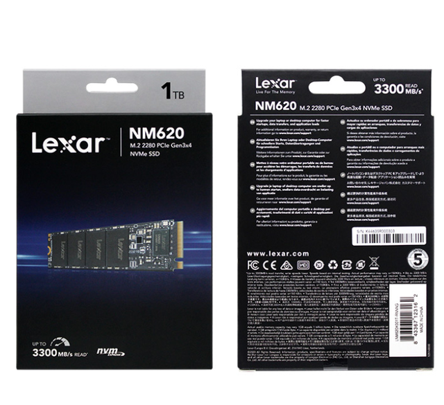 New Original NM620 256Gb 512Gb 1TB 2tb M.2 NV Me SSD Solid State Drive E-Sports High-Speed Laptop Internal Ssd New for Lexar