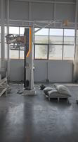 Système d'ouverture de sacs de coke pétrolier, bras robotisé, robot de dépalletisation, 25-100 kg/sac, 80-120 sacs/h, collecte automatique des déchets, PLC