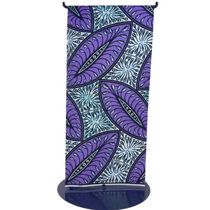 Tela de Organza Africana 100% Algodón Puro con Estampado Batik, 6 Yardas por Pieza para Bolsos, Camisas y Ropa de Niñas - Product Image 2