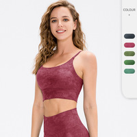 Soutien-gorge de sport d'été OEM à imprimé camouflage, haute performance, extensible dans quatre directions, sans coutures, pour fitness et course à pied, respirant, à porter en extérieur