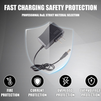 Adaptador de Corriente LYUWO LW-CDQ-US 5V 2A, Cargador de Pared con Enchufe Estadounidense y Conector de Barril DC, Indicador LED para Dispositivos Electrónicos