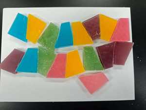 고품질 화제의 상품 크리스탈 캔디 코하쿠토 과일맛 딱딱하고 바삭한 보석 큐브 호박 설탕 사탕 - Product Image 5