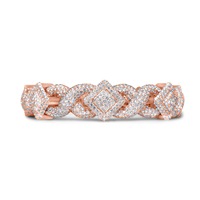 Bracelet tennis unisexe en moissanite radiante de 14 mm, plaqué argent, pour mariage, style hip-hop, certifié, 9 pouces