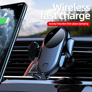 <span class=keywords><strong>Chargeur</strong></span> de voiture sans fil à verrouillage automatique infrarouge 15W, support de téléphone rapide pour tableau de bord, mains libres, universel pour iPhone - Product Image 6