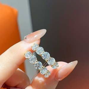 Xinfly Solid 18K Gold Diamond Mariner Link Bracelet 0.40ctw Pave Anchor Chain AU750 Retro <b>Stacking</b> Daily Luxury Factory Price - Product Image 6