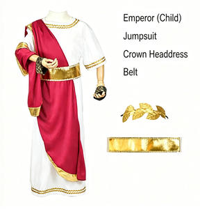 Costumi da Piccolo Principe Greco, Re Romano Antico, <span class=keywords><strong>Imperatore</strong></span>, Missionario per Bambini, Costumi per Cosplay e Spettacoli Teatrali - Product Image 1