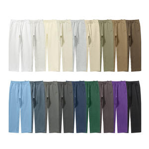 RUIQUWIN nouveau produit personnalisé hommes pantalons Fitness tricoté hommes pantalons de survêtement entraînement poids lourd jambe large pantalons de survêtement - Product Image 4