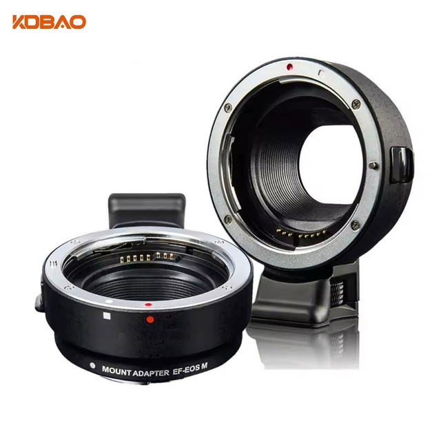 KDBAO EF-EOS M Fixed Focus Lens Converter Ring 52mm Full Frame Metal for EF/EF-S Lenses and Cameras