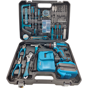 Không dây 600W công cụ điện Combo kit biến tốc độ khoan với cờ lê và hộp pin Set OEM hỗ trợ khoan - Product Image 2
