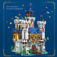 Reobrix Usine Vente Directe Le Château De Style Européen Du Moyen Âge Ensemble De Blocs De Construction Cadeau Juego de Construcciones